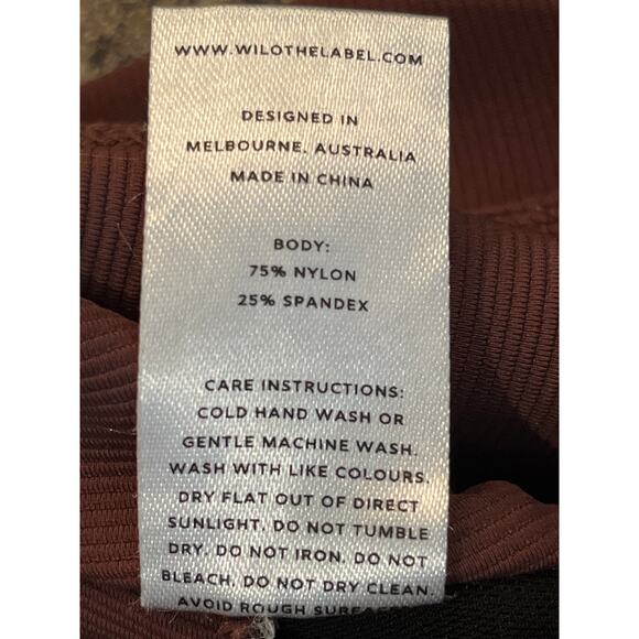 Wilo Brown XS Sports Bra Micro Ribbed - Picture 4 of 6